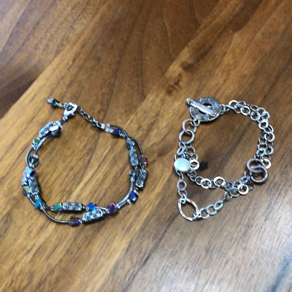 Pair of artisan made bracelets